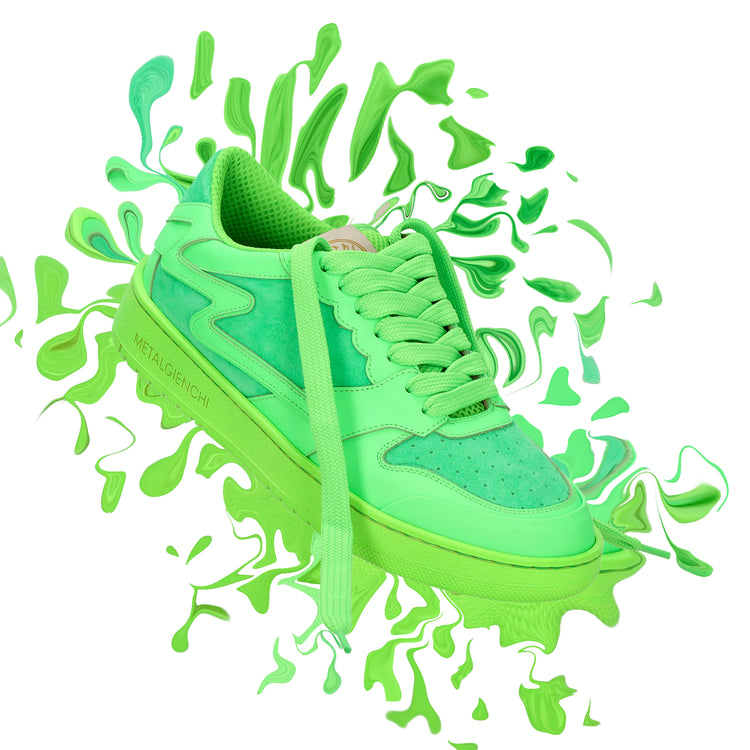 sneaker fluo made in Italy